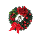 Maxbell Artificial Christmas Wreath Winter Wreath Garland for Holiday Outdoor Decor 40cm