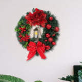 Maxbell Artificial Christmas Wreath Winter Wreath Garland for Holiday Outdoor Decor 40cm