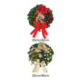 Maxbell Maxbell Winter Christmas Wreath Holiday Wreath for Fireplace Ornament Decoration Red 30cm