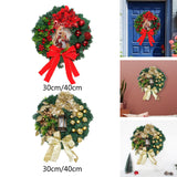 Maxbell Maxbell Winter Christmas Wreath Holiday Wreath for Fireplace Ornament Decoration Red 30cm