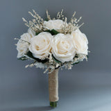 Maxbell Artificial Wedding Bride Bouquet for Anniversary Graduation Decoration