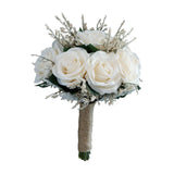 Maxbell Artificial Wedding Bride Bouquet for Anniversary Graduation Decoration