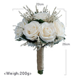Maxbell Artificial Wedding Bride Bouquet for Anniversary Graduation Decoration