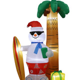 Maxbell 8ft Christmas Inflatable Snowman Lawn inflatable for Garden Indoor Party