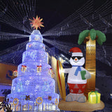 Maxbell 8ft Christmas Inflatable Snowman Lawn inflatable for Garden Indoor Party