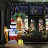Maxbell 8ft Christmas Inflatable Snowman Lawn inflatable for Garden Indoor Party