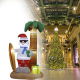 Maxbell 8ft Christmas Inflatable Snowman Lawn inflatable for Garden Indoor Party