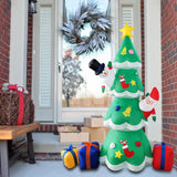 Maxbell Christmas Inflatable Stable with Claus Gift Boxes for Indoor Holiday