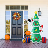 Maxbell Christmas Inflatable Stable with Claus Gift Boxes for Indoor Holiday