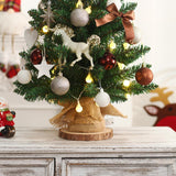 Maxbell Maxbell Mini Christmas Tree Artificial with Hanging Ornaments Small for Handicraft