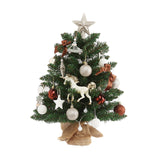 Maxbell Maxbell Mini Christmas Tree Artificial with Hanging Ornaments Small for Handicraft