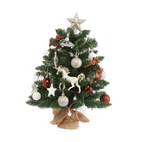 Maxbell Maxbell Mini Christmas Tree Artificial with Hanging Ornaments Small for Handicraft