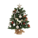 Maxbell Maxbell Mini Christmas Tree Artificial with Hanging Ornaments Small for Handicraft