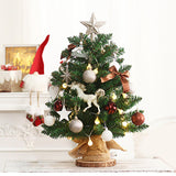 Maxbell Maxbell Mini Christmas Tree Artificial with Hanging Ornaments Small for Handicraft