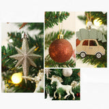 Maxbell Maxbell Mini Christmas Tree Artificial with Hanging Ornaments Small for Handicraft