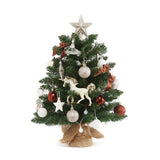 Maxbell Maxbell Mini Christmas Tree Artificial with Hanging Ornaments Small for Handicraft