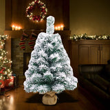 Maxbell Artificial Snow Flocked Christmas Tree Includes Cloth Bag for Home