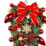 Maxbell Maxbell Decorative Christmas Wreath Hanging Garland for Christmas Door Decoration Red