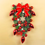 Maxbell Maxbell Decorative Christmas Wreath Hanging Garland for Christmas Door Decoration Red