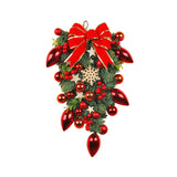 Maxbell Maxbell Decorative Christmas Wreath Hanging Garland for Christmas Door Decoration Red