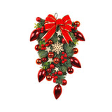 Maxbell Maxbell Decorative Christmas Wreath Hanging Garland for Christmas Door Decoration Red