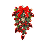 Maxbell Maxbell Decorative Christmas Wreath Hanging Garland for Christmas Door Decoration Red
