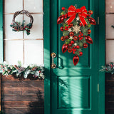 Maxbell Maxbell Decorative Christmas Wreath Hanging Garland for Christmas Door Decoration Red