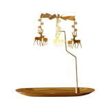 Maxbell Maxbell Romantic Candlestick Decoration Rotating Candle Holder for Festival Elk