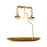 Maxbell Maxbell Romantic Candlestick Decoration Rotating Candle Holder for Festival Elk