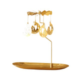 Maxbell Maxbell Romantic Candlestick Decoration Rotating Candle Holder for Festival Moon