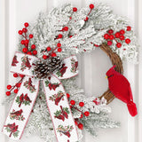 Maxbell Novelty Xmas Wreath Autumn Ornament Wall Hanging for Christmas Door