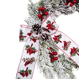 Maxbell Novelty Xmas Wreath Autumn Ornament Wall Hanging for Christmas Door
