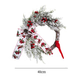 Maxbell Novelty Xmas Wreath Autumn Ornament Wall Hanging for Christmas Door
