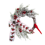 Maxbell Novelty Xmas Wreath Autumn Ornament Wall Hanging for Christmas Door