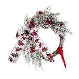 Maxbell Novelty Xmas Wreath Autumn Ornament Wall Hanging for Christmas Door