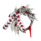 Maxbell Novelty Xmas Wreath Autumn Ornament Wall Hanging for Christmas Door