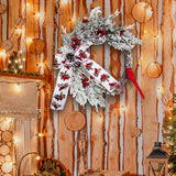 Maxbell Novelty Xmas Wreath Autumn Ornament Wall Hanging for Christmas Door