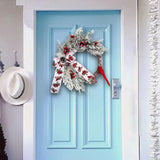 Maxbell Novelty Xmas Wreath Autumn Ornament Wall Hanging for Christmas Door