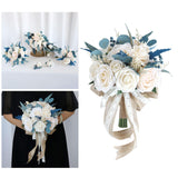 Maxbell Wedding Flowers Bouquet Bridesmaid Flower for Party Anniversary Wedding