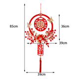 Maxbell Maxbell Wedding Decoration Hanging Pendant for Cabinet Decor Housewarming Gifts Harmonious