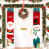 Maxbell Maxbell Front Porch Sign Festive Scene Layout Props Multipurpose for Office Indoor Style A
