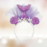 Maxbell Maxbell Fashion Headdress Hair Accessories Headpieces Headband for Decor Amaranth