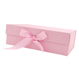 Maxbell Gift Box with Ribbon Easy Assemble Reusable for Keepsake Cupcake Boxes Pink
