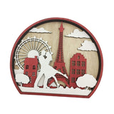 Maxbell Maxbell Tabletop Wooden Romantic Couple Ornaments Wedding Centrepiece Decoration Dance