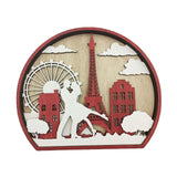 Maxbell Maxbell Tabletop Wooden Romantic Couple Ornaments Wedding Centrepiece Decoration Dance