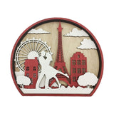 Maxbell Maxbell Tabletop Wooden Romantic Couple Ornaments Wedding Centrepiece Decoration Dance