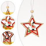 Maxbell Maxbell Christmas Hanging Ornaments DIY Crafts Background for Outdoor Shop House Star