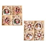 Maxbell Maxbell Christmas Hanging Ornaments DIY Crafts Background for Outdoor Shop House Star