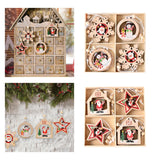 Maxbell Maxbell Christmas Hanging Ornaments DIY Crafts Background for Outdoor Shop House Star