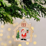 Maxbell Maxbell Christmas Hanging Ornaments DIY Crafts Background for Outdoor Shop House Star